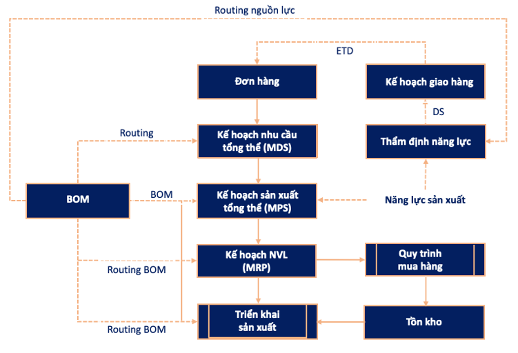 Quy trình tổng quan về Sản Xuất